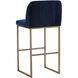 Nevin 42 inch Sapphire Blue Barstool